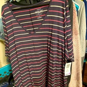 NWT Torrid breast cancer awareness super soft tunic size 4